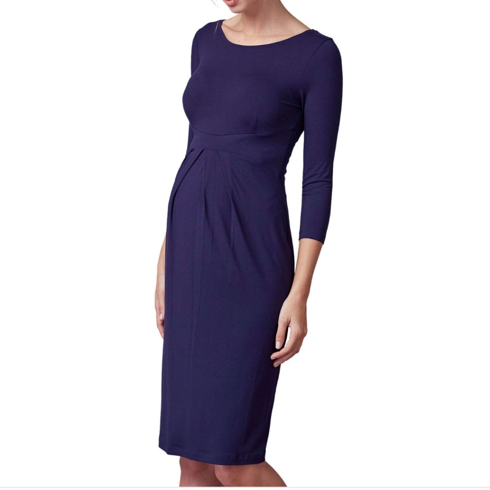 Isabella Oliver Navy Ivybridge Maternity Dress